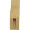 Ekena Millwork 3-inch W x 6-inch D x 10-inch H Funston Rough Cedar Woodgrain TimberThane Knee Brace, Primed BRCUR03X06X10FSTRCPR - alternate 6